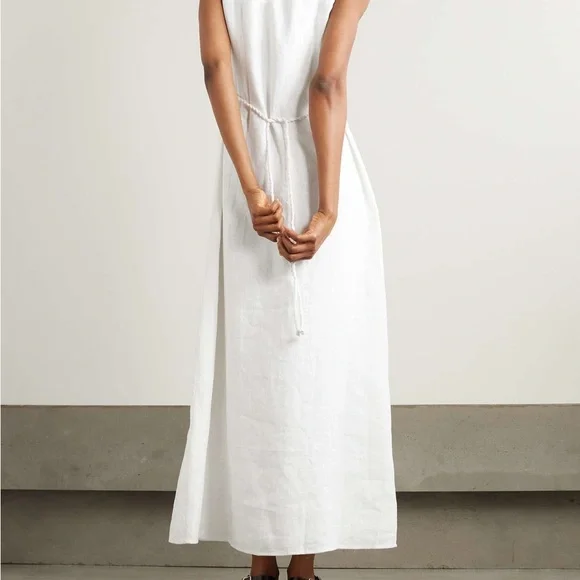 Nahana Floral Sketch Linen Dress - Picture 2 of 10